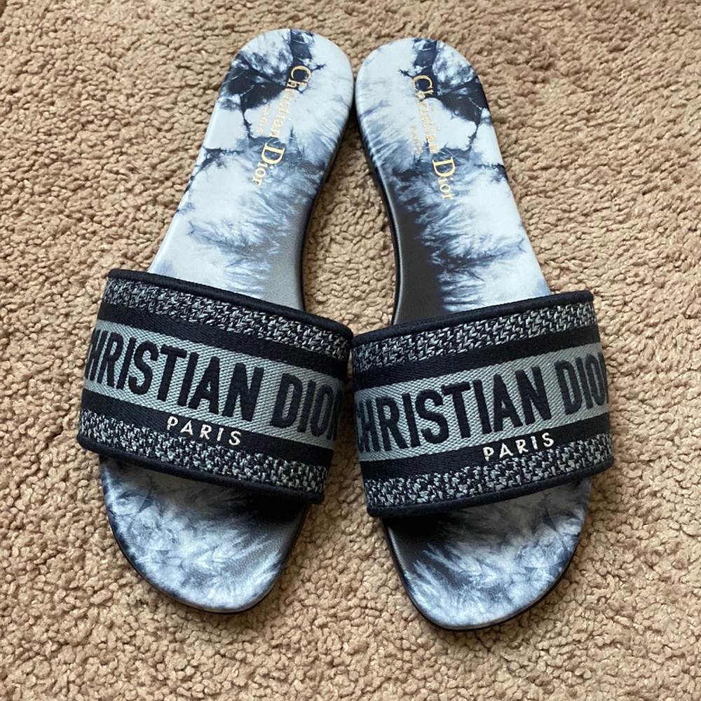 Dior Dway Tie Die Slide! Size 39